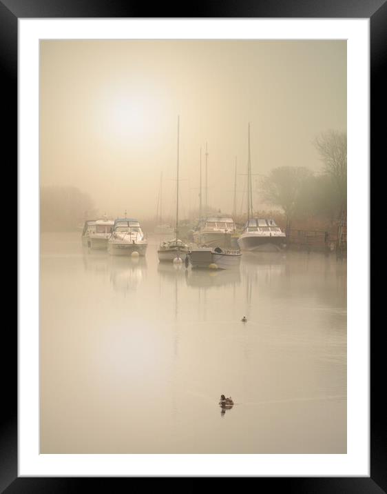 Wareham Tranquility Framed Mounted Print by David Neighbour