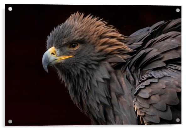  Gloden Eagle Acrylic by Pam Mullins