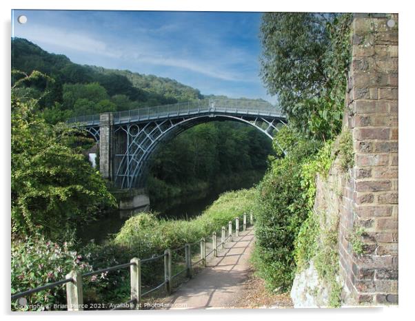 Ironbridge, Shropshire Acrylic by Brian Pierce