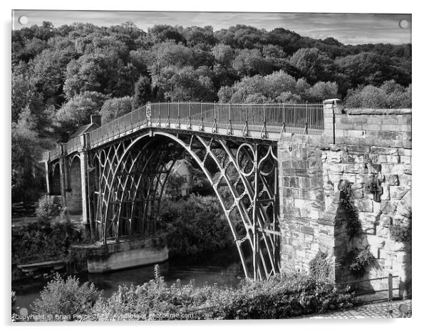 Ironbridge, Shropshire Acrylic by Brian Pierce