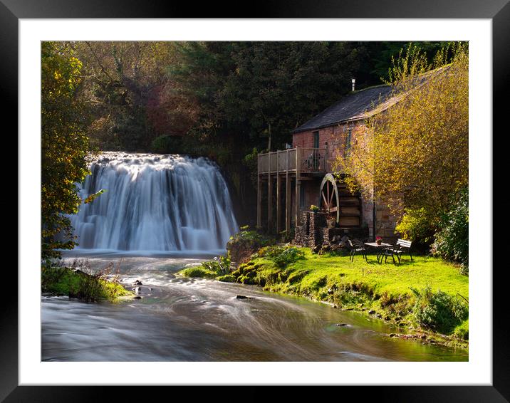 Rutter Force, Appleby in Westmoreland, Cumbria. Framed Mounted Print by Tommy Dickson