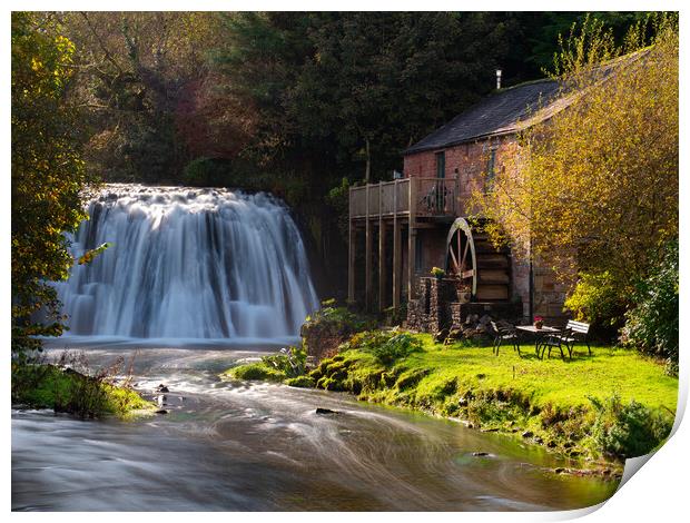 Rutter Force, Appleby in Westmoreland, Cumbria. Print by Tommy Dickson