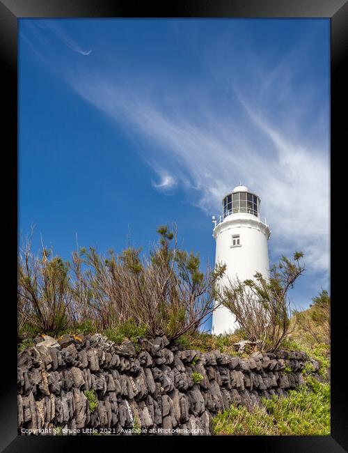 Trevose Head Lighthouse Framed Print by Bruce Little