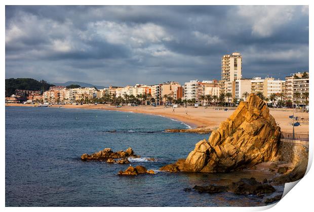 Lloret de Mar on Costa Brava in Spain Print by Artur Bogacki