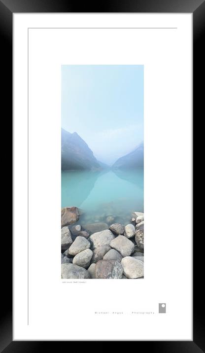 Lake Louise (Banff [Canada]) Framed Mounted Print by Michael Angus