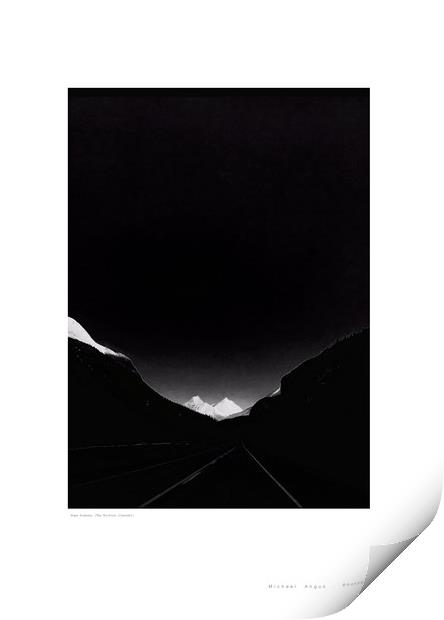 Hope Highway (The Rockies [Canada]) Print by Michael Angus