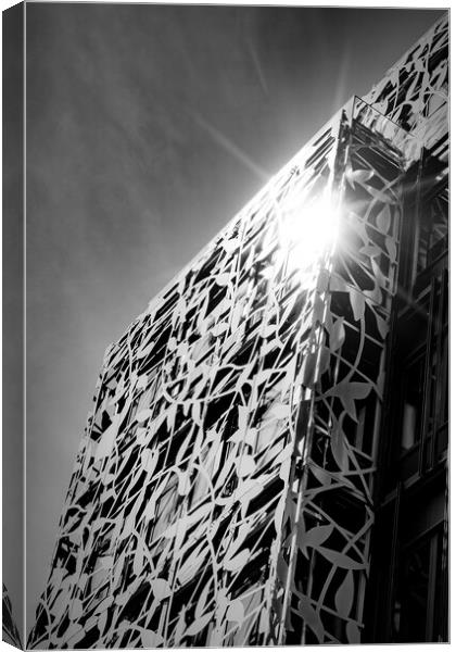 Norrkoping Magnentus Tower Monochromatic Canvas Print by Antony McAulay