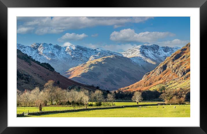 Lake District Scene  Framed Mounted Print by Tony Keogh