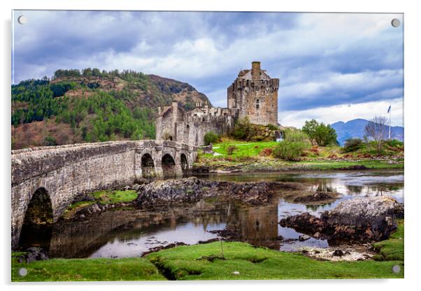 Eilean Donan Castle Acrylic by John Frid