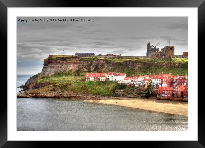 St. Mary's Church - Whitby Framed Mounted Print by Ian Jeffrey