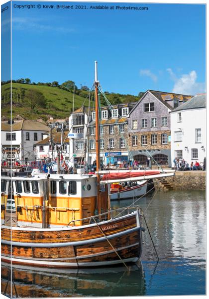 mevagissey cornwall Canvas Print by Kevin Britland