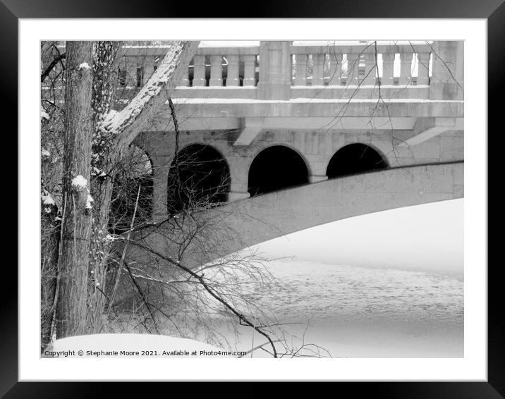 Cummings Bridge Framed Mounted Print by Stephanie Moore