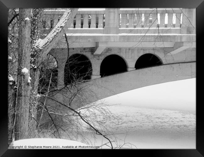 Cummings Bridge Framed Print by Stephanie Moore