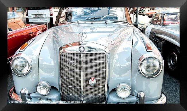 Mercedes-Benz W180 Vintage Car - a classic Framed Print by Travel and Pixels 