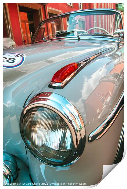Mercedes-Benz W180 Vintage Car  Print by Travel and Pixels 