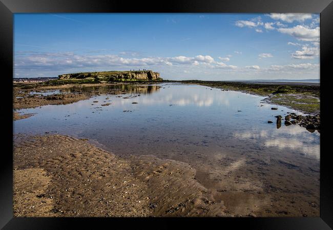 Hilbre Island Reflections Framed Print by Wendy Williams CPAGB