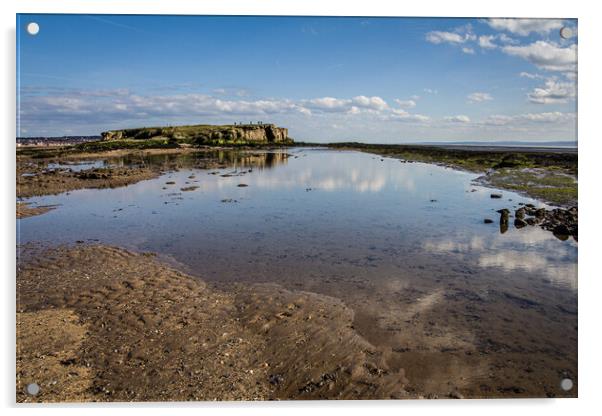 Hilbre Island Reflections Acrylic by Wendy Williams CPAGB