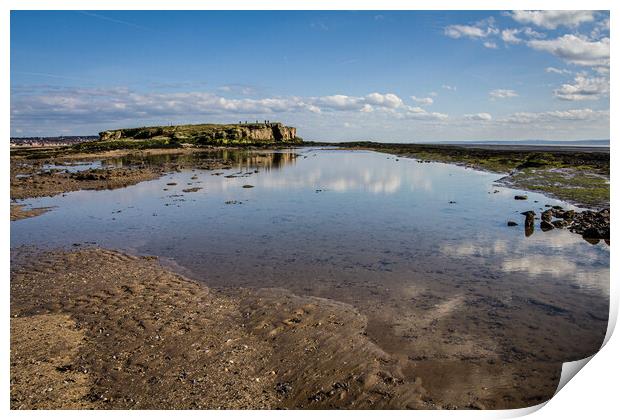 Hilbre Island Reflections Print by Wendy Williams CPAGB