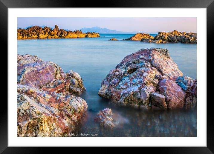 Anglesey coast Framed Mounted Print by geoff shoults
