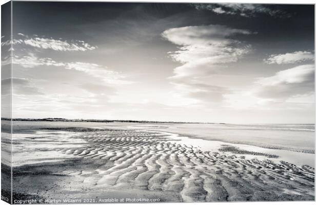 Gibraltar Point, Lincolnshire Coast Canvas Print by Martyn Williams