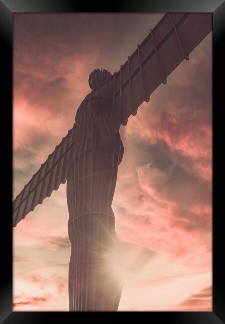 Bright Angle of the North Framed Print by Duncan Loraine