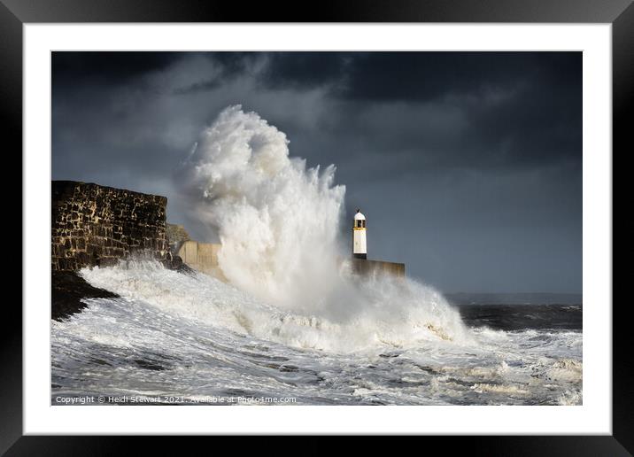 The Power of the Sea Framed Mounted Print by Heidi Stewart
