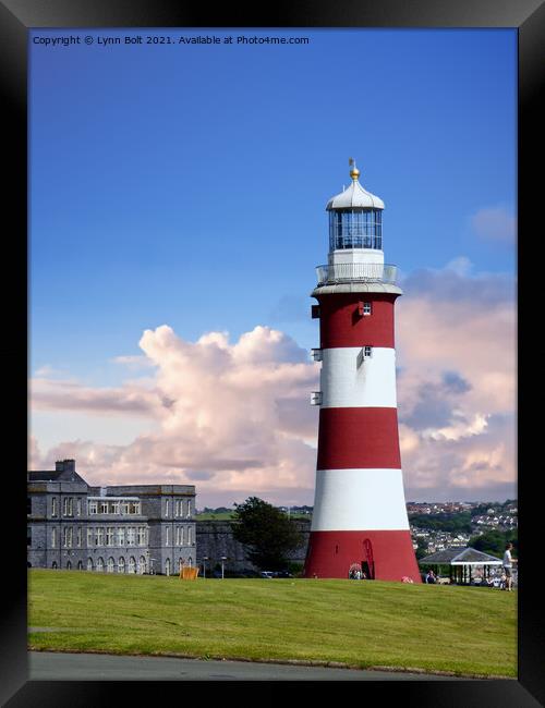 Smeatons Tower Plymouth Framed Print by Lynn Bolt