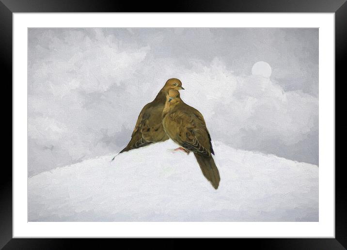 Sitting On Top Of The World Framed Mounted Print by Tom York