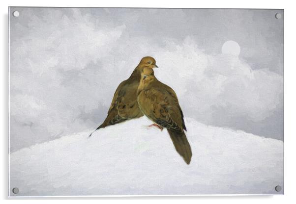 Sitting On Top Of The World Acrylic by Tom York