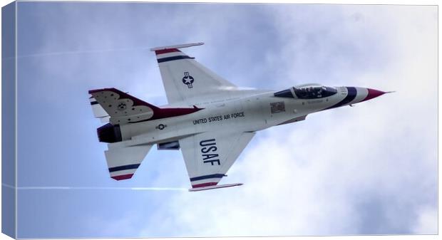 USAF Thunderbird Canvas Print by Jon Fixter
