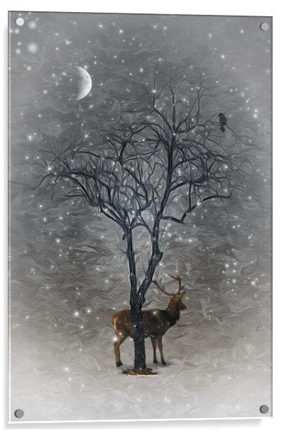 A Naked Tree Acrylic by Tom York