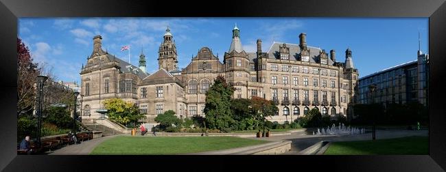 Sheffield town hall Framed Print by Roy Hinchliffe