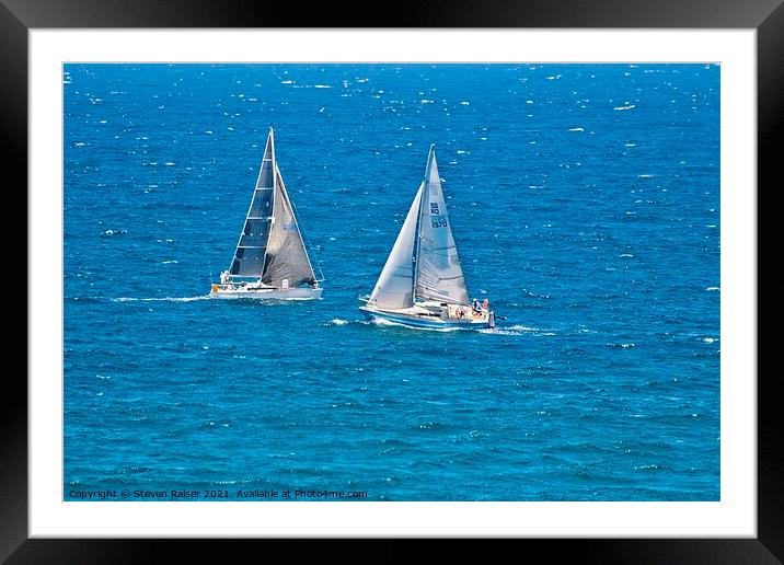 Sailing, NSW, Australia 3 Framed Mounted Print by Steven Ralser
