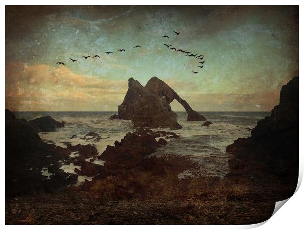 Bow Fiddle Rock - Scotland, Print by Tommy Dickson
