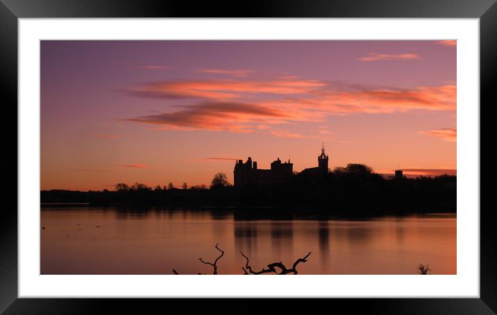 Linlithgow Palace, Scotland at sunrise. Framed Mounted Print by Tommy Dickson