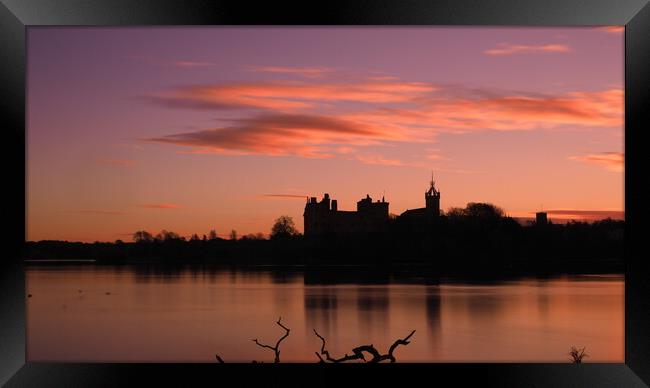 Linlithgow Palace, Scotland at sunrise. Framed Print by Tommy Dickson