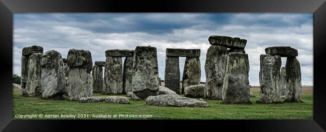 Stonehenge Framed Print by Adrian Rowley