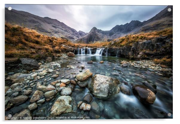 The Fairy Pools a true magical experience Acrylic by Steven Dijkshoorn