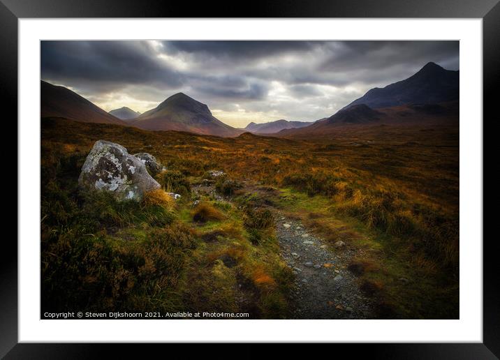 Scotland Isle of Skye Framed Mounted Print by Steven Dijkshoorn