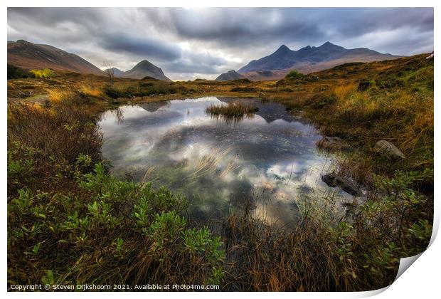 Isle of Skye in Scotland  Print by Steven Dijkshoorn