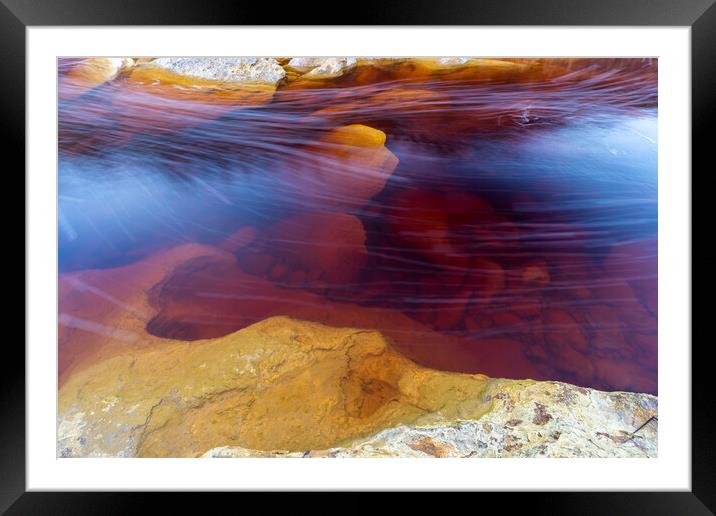 Red River Flowing Framed Mounted Print by DiFigiano Photography