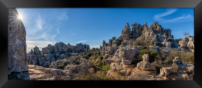 El Torcal Nature Reserve Framed Print by DiFigiano Photography