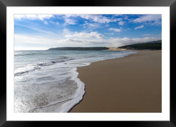 Playa de Bolonia Framed Mounted Print by DiFigiano Photography