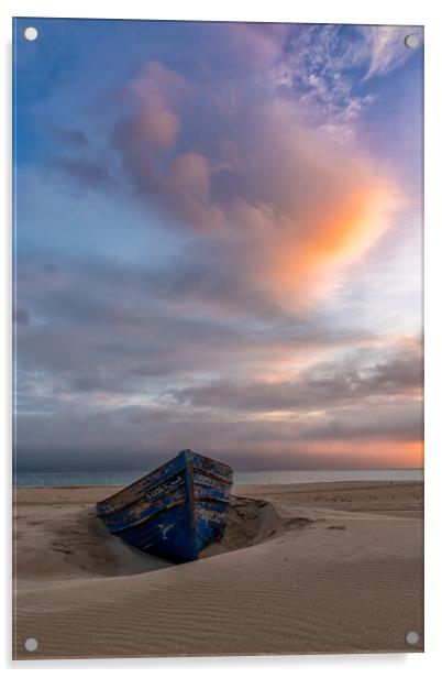 Beached And Buried Acrylic by DiFigiano Photography