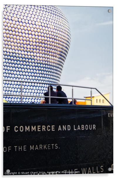 Commerce and Labour Birmingham City Selfridges Acrylic by Stuart Chard
