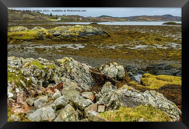 Arisaig Beach Lochaber Inverness-shire Scotland  Framed Print by Nick Jenkins