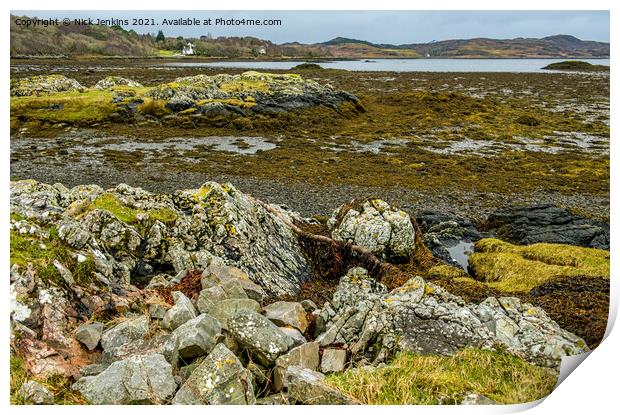 Arisaig Beach Lochaber Inverness-shire Scotland  Print by Nick Jenkins