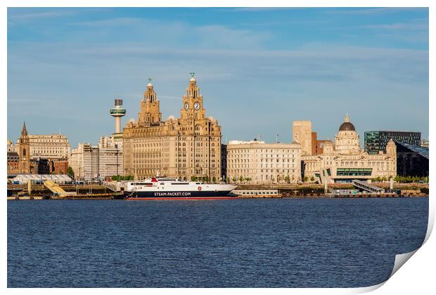 Liverpool Waterfront Print by Roger Green
