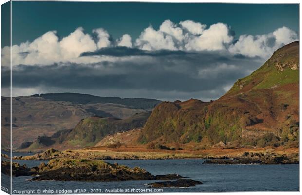 Southern coast of Mull Canvas Print by Philip Hodges aFIAP ,