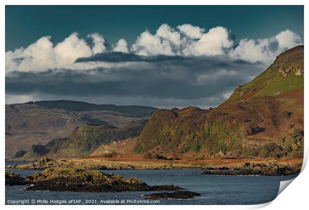 Southern coast of Mull Print by Philip Hodges aFIAP ,
